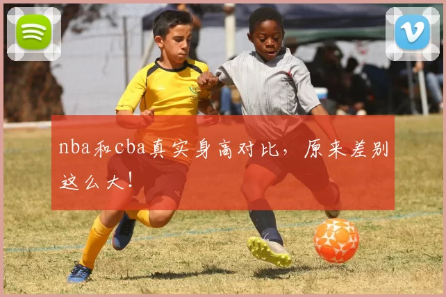 nba和cba真实身高对比，原来差别这么大！